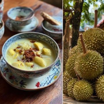 泰國和馬來西亞部分地區非常受歡迎的創意榴蓮小吃——烤榴蓮（GrilledDur