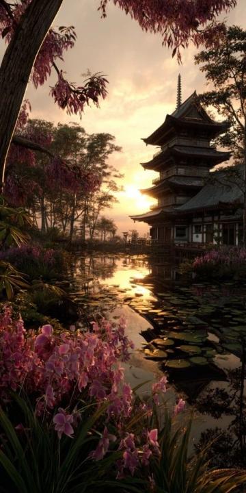 粉紫色二七塔與玉蘭花夢幻聯動,全城拍照攻略大揭秘