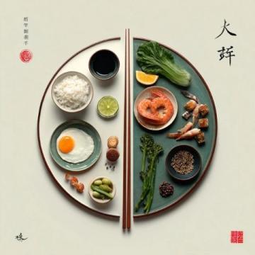 人間美食與書法的完美結合(美食的書法)