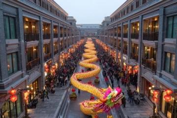 保定愛情廣場開業迎客美食文化齊綻放