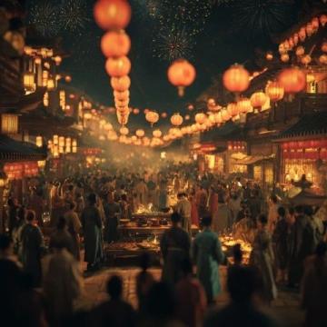 重慶偏巖古鎮中秋長街宴:傳統與現代交織的團圓盛宴