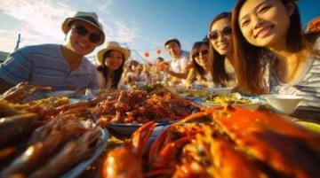 重慶黃泥磅小海鮮餐館,海星拼盤讓年輕人瘋狂!