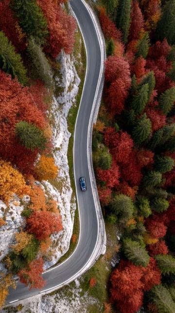 配色絕了！咸寧秋日頂流正在這條道路上演
