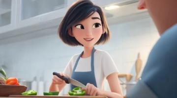 桃子姐個(gè)性鮮明：對(duì)丈夫省略做飯，卻對(duì)我格外熱心提供新鮮食材