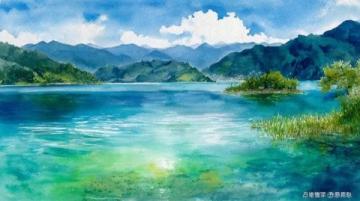 石門蒙泉湖晴冬暖陽映碧波湖光山色入畫來