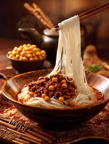 你嘗試過那道聞名遐邇的、濃厚香氣四溢的「云南米線」了嗎？