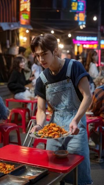 這個女孩吃過的最好吃的不是高檔菜，而是街頭小吃帶來的父愛。