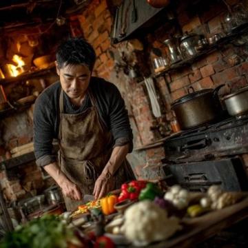 在那曲藏餐廳的煙火氣中,思念化為烹飪的成就感