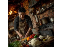 在那曲藏餐廳的煙火氣中，思念化為烹飪的成就感