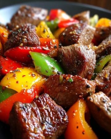 快手菜:里脊肉炒胡椒,三步做出停不下口的美味!