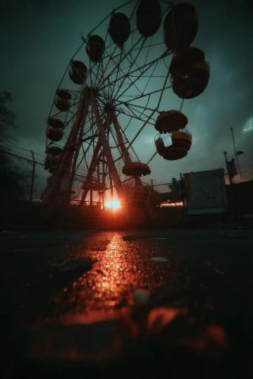 麂皮坐標圣誕市集的摩天輪在窗玻璃外轉成橙紅的星，晏知攥著黑色禮帽的指尖