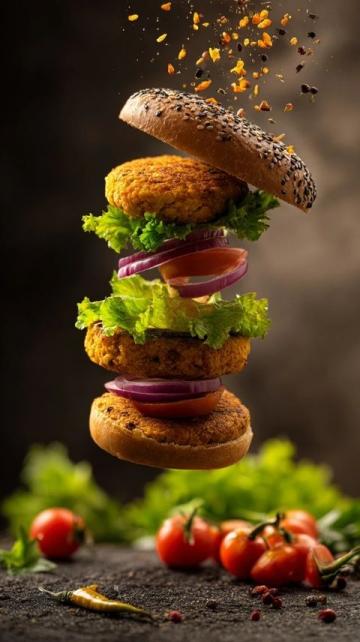 昨天,有一個人,他現在還在南京中醫藥大學做食堂檔口,來問我這個漢堡胚的配方