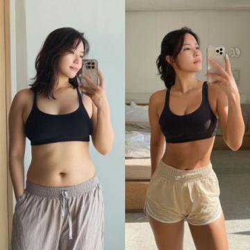 半年未見盼盼變化大,翻看舊照發現她真的瘦了