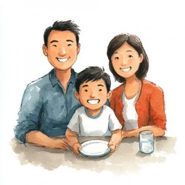 家宴歡聚，兒子來訪共度溫馨時光